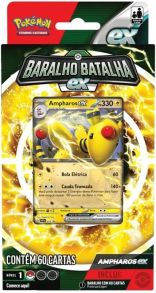Baralho de Batalha Ampharos EX | Pokémon | Produto Original Copag