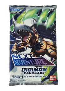 Booster Unitário BT-07 Next Adventure - Digimon Card Game